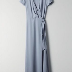 Babaton Light Blue Maxi Dress